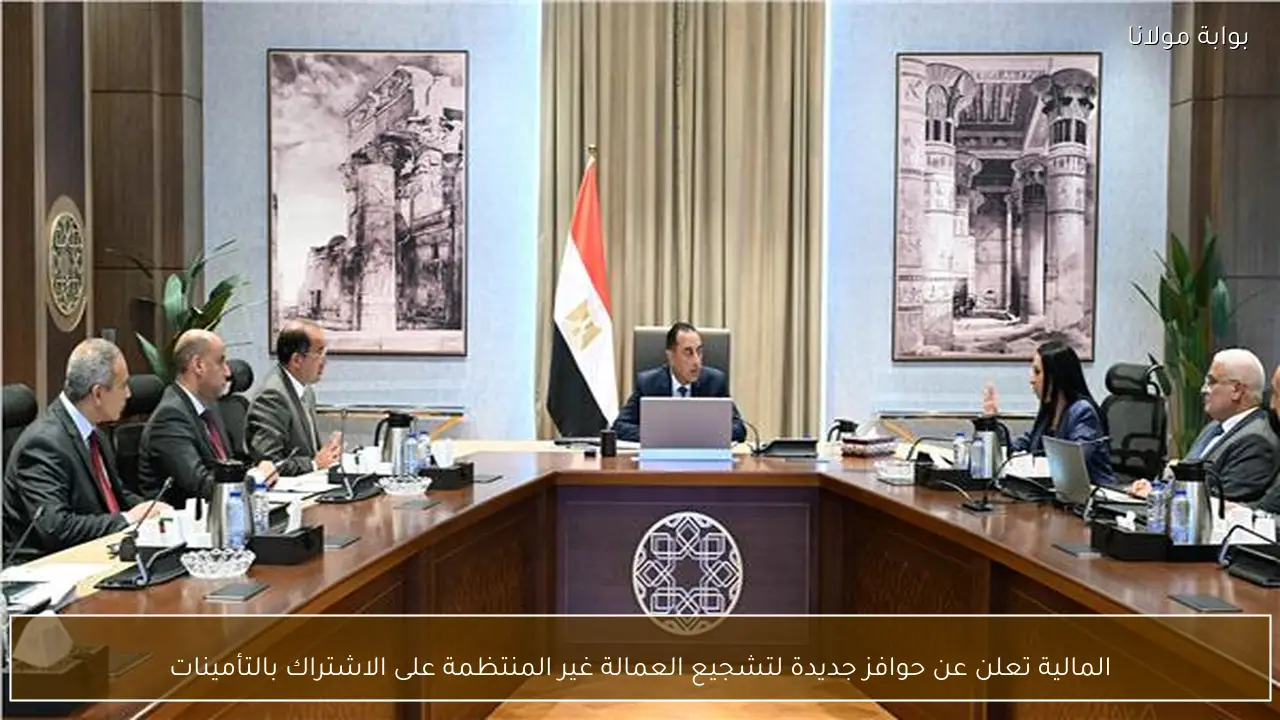 المالية تعلن عن حوافز جديدة لتشجيع العمالة غير المنتظمة على الاشتراك بالتأمينات