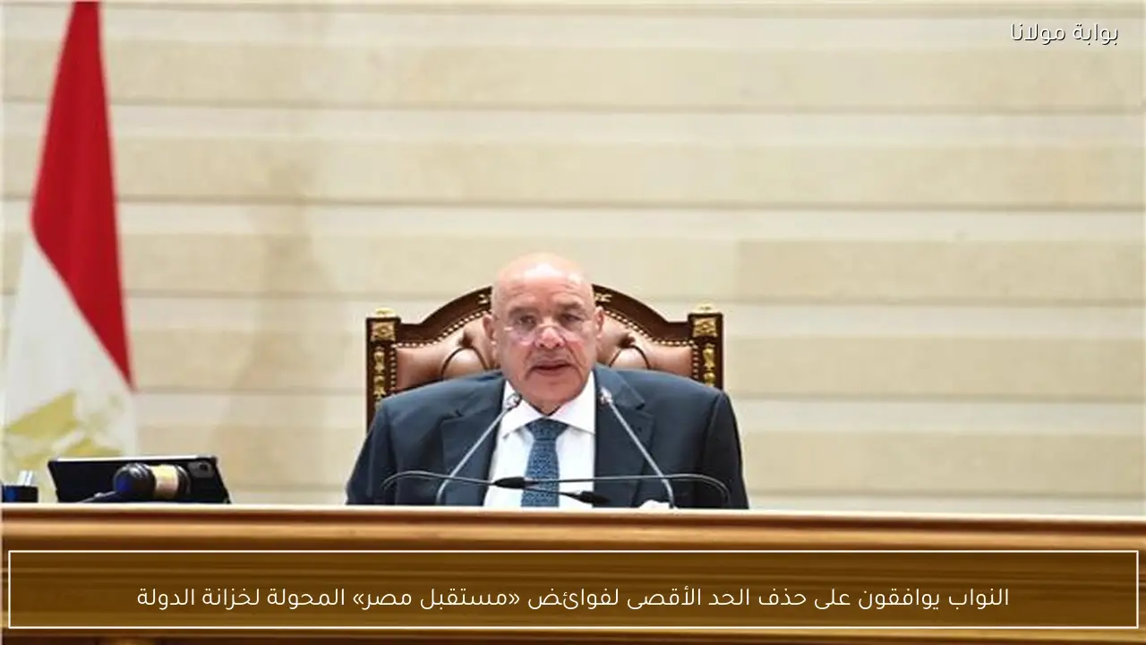 النواب يوافقون على حذف الحد الأقصى لفوائض «مستقبل مصر» المحولة لخزانة الدولة