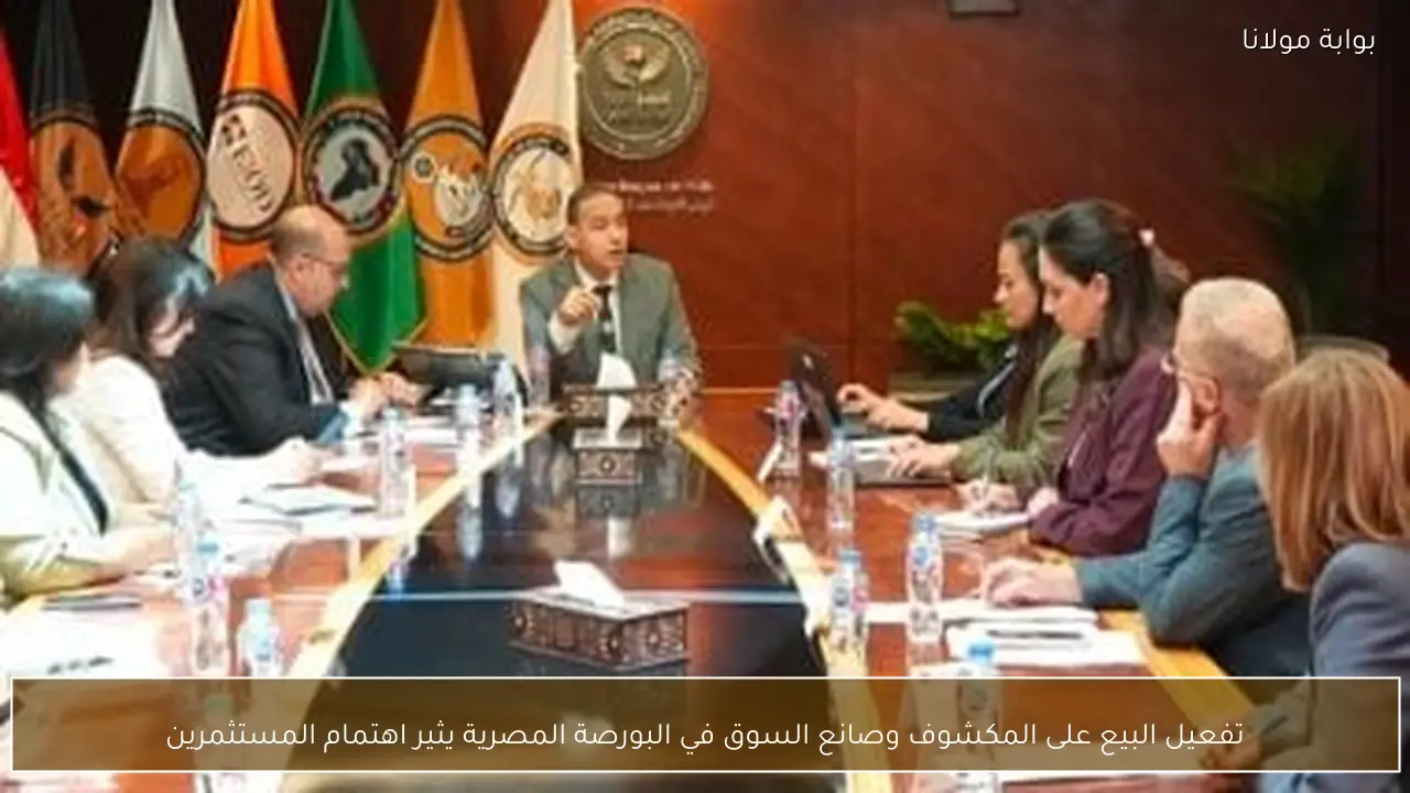 تفعيل البيع على المكشوف وصانع السوق في البورصة المصرية يثير اهتمام المستثمرين