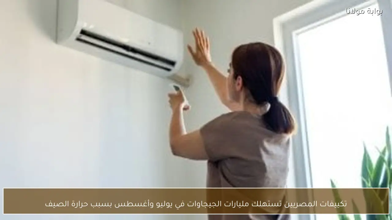 تكييفات المصريين تستهلك مليارات الجيجاوات في يوليو وأغسطس بسبب حرارة الصيف