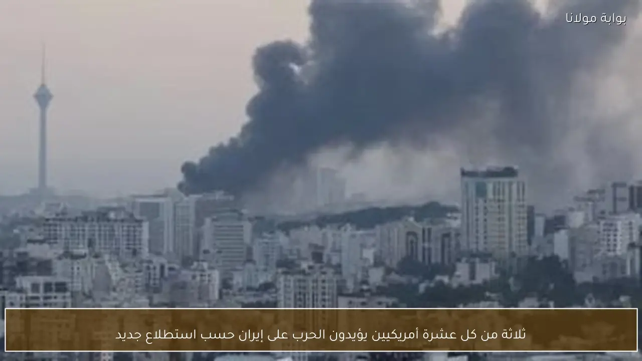 ثلاثة من كل عشرة أمريكيين يؤيدون الحرب على إيران حسب استطلاع جديد