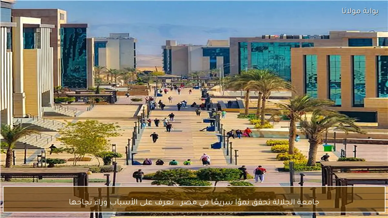 جامعة الجلالة تحقق نموًا سريعًا في مصر.. تعرف على الأسباب وراء نجاحها