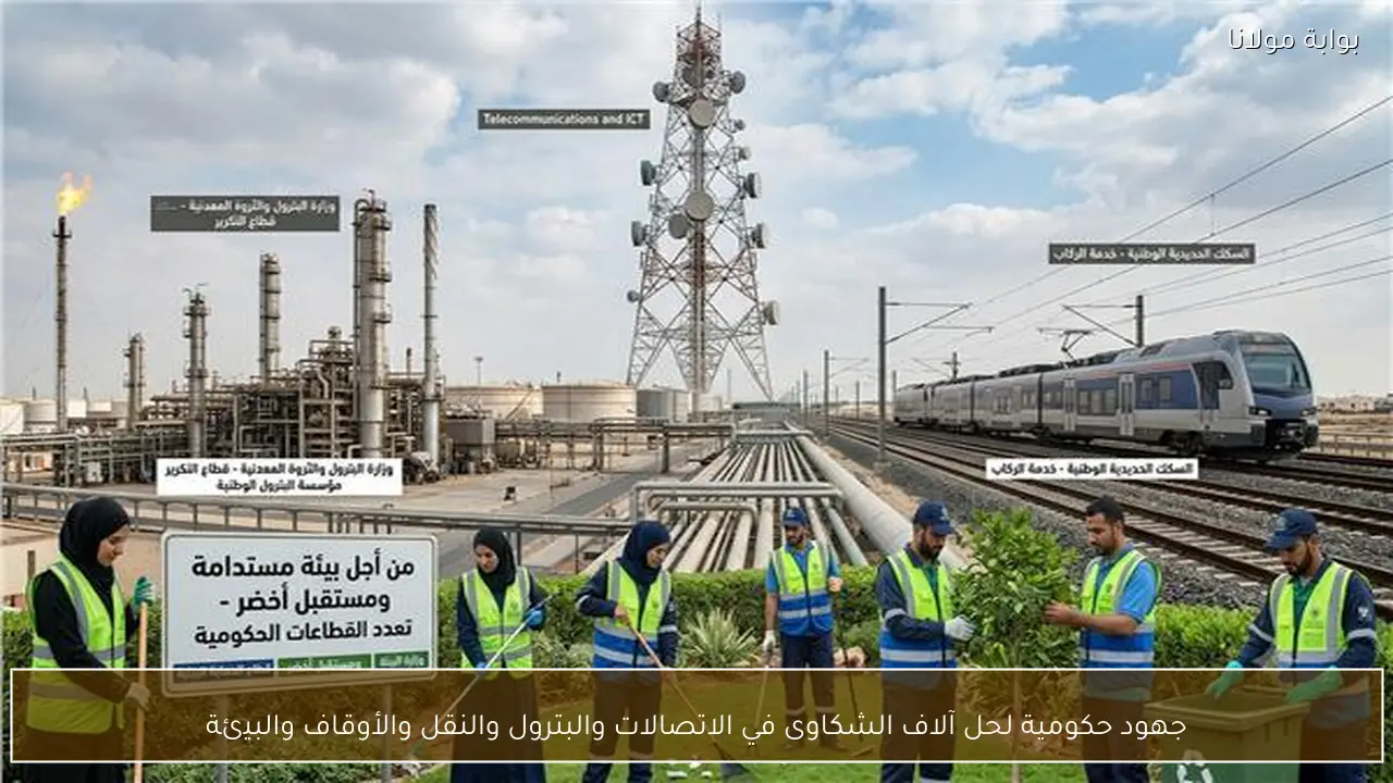 جهود حكومية لحل آلاف الشكاوى في الاتصالات والبترول والنقل والأوقاف والبيئة