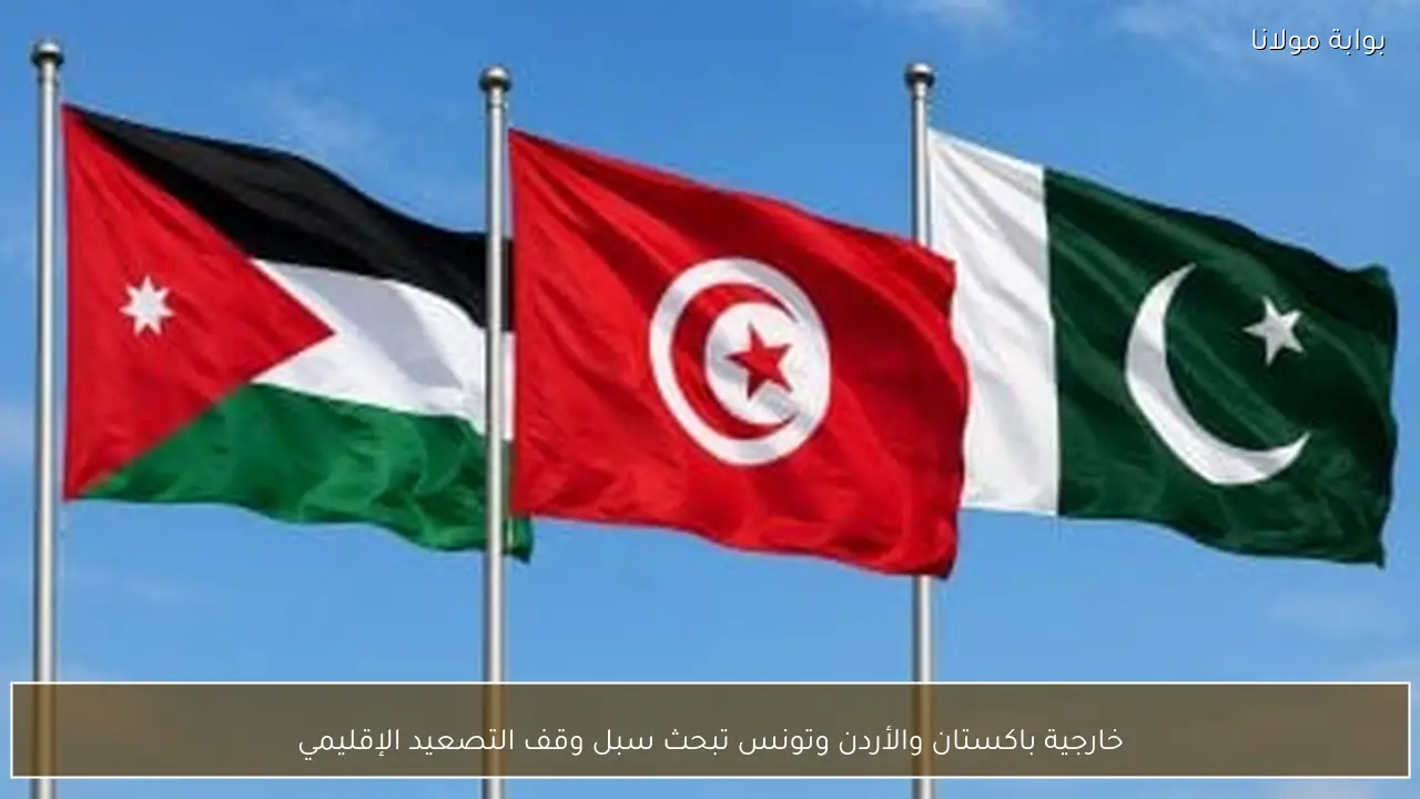 خارجية باكستان والأردن وتونس تبحث سبل وقف التصعيد الإقليمي