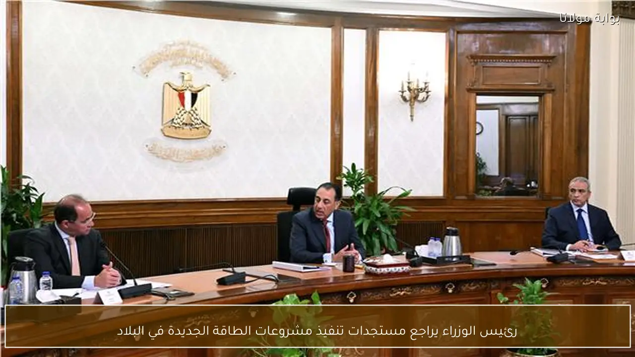 رئيس الوزراء يراجع مستجدات تنفيذ مشروعات الطاقة الجديدة في البلاد