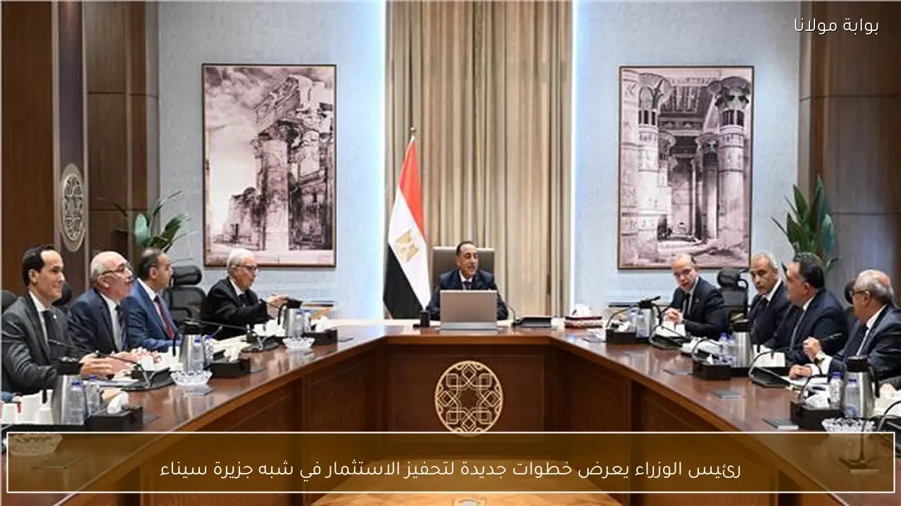رئيس الوزراء يعرض خطوات جديدة لتحفيز الاستثمار في شبه جزيرة سيناء