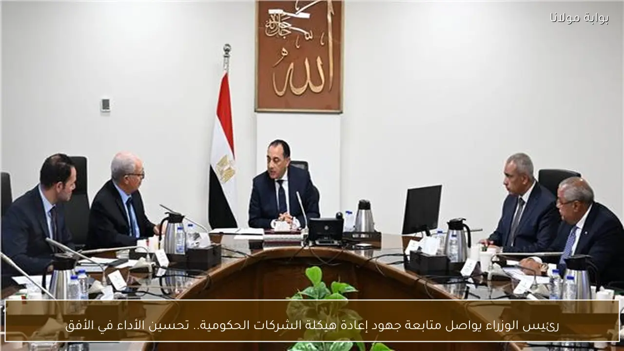 رئيس الوزراء يواصل متابعة جهود إعادة هيكلة الشركات الحكومية.. تحسين الأداء في الأفق