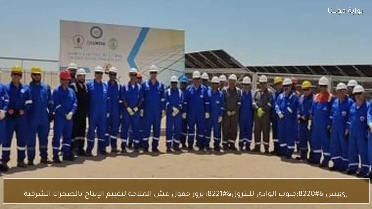 رئيس “جنوب الوادى للبترول” يزور حقول عش الملاحة لتقييم الإنتاج بالصحراء الشرقية