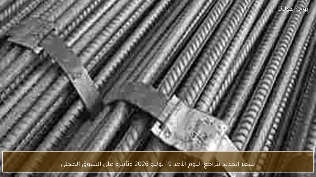سعر الحديد يتراجع اليوم الأحد 19 يوليو 2026 وتأثيره على السوق المحلي