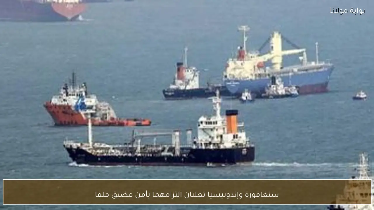 سنغافورة وإندونيسيا تعلنان التزامهما بأمن مضيق ملقا
