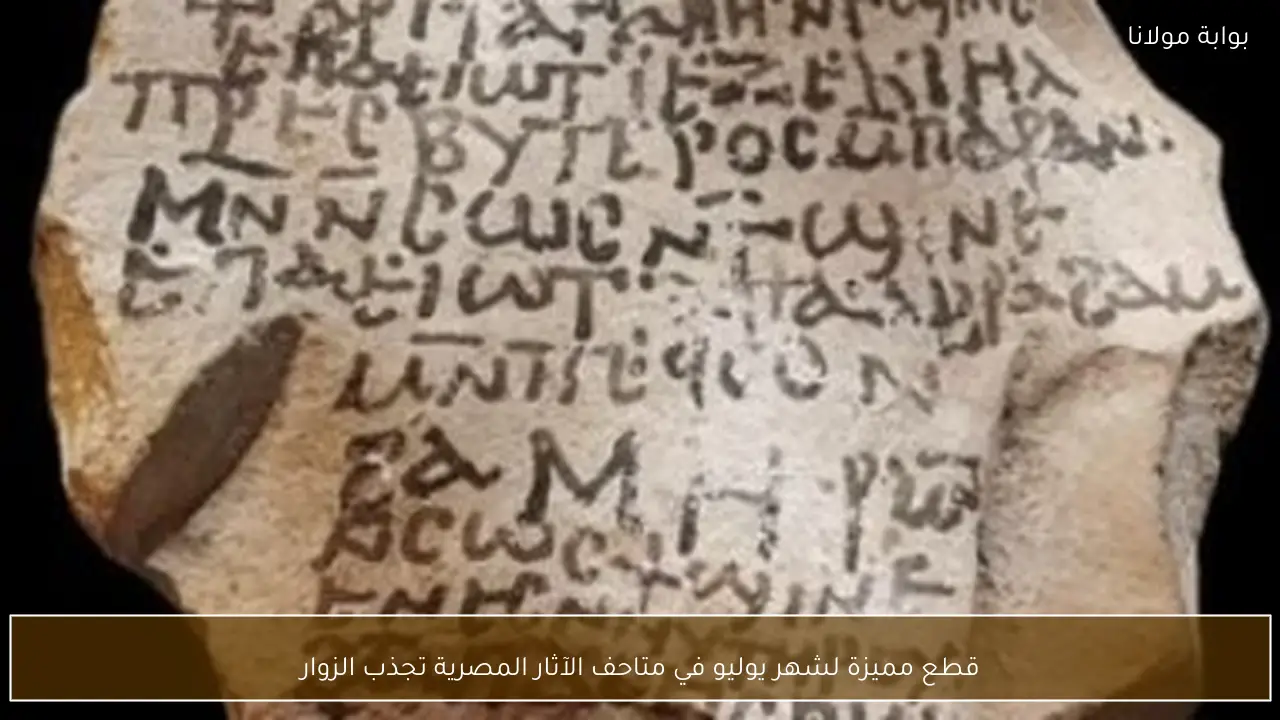 قطع مميزة لشهر يوليو في متاحف الآثار المصرية تجذب الزوار