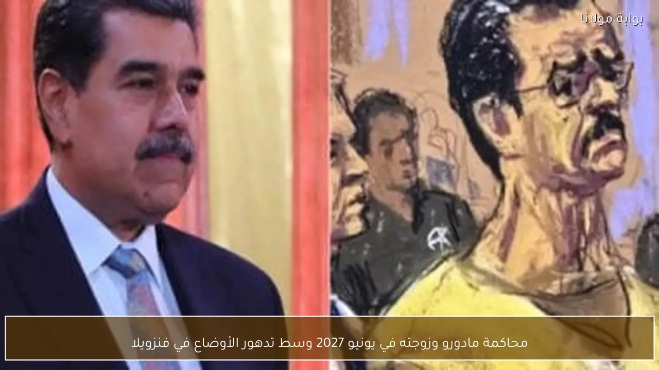 محاكمة مادورو وزوجته في يونيو 2027 وسط تدهور الأوضاع في فنزويلا