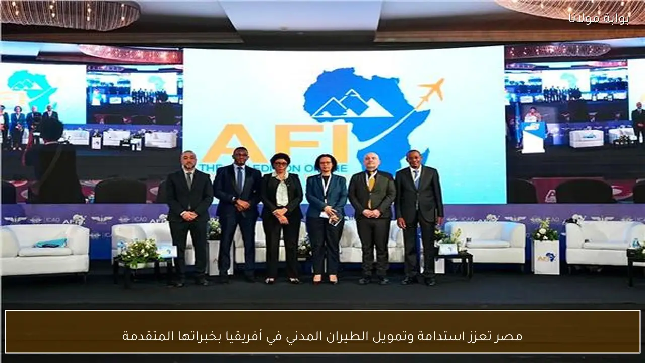 مصر تعزز استدامة وتمويل الطيران المدني في أفريقيا بخبراتها المتقدمة