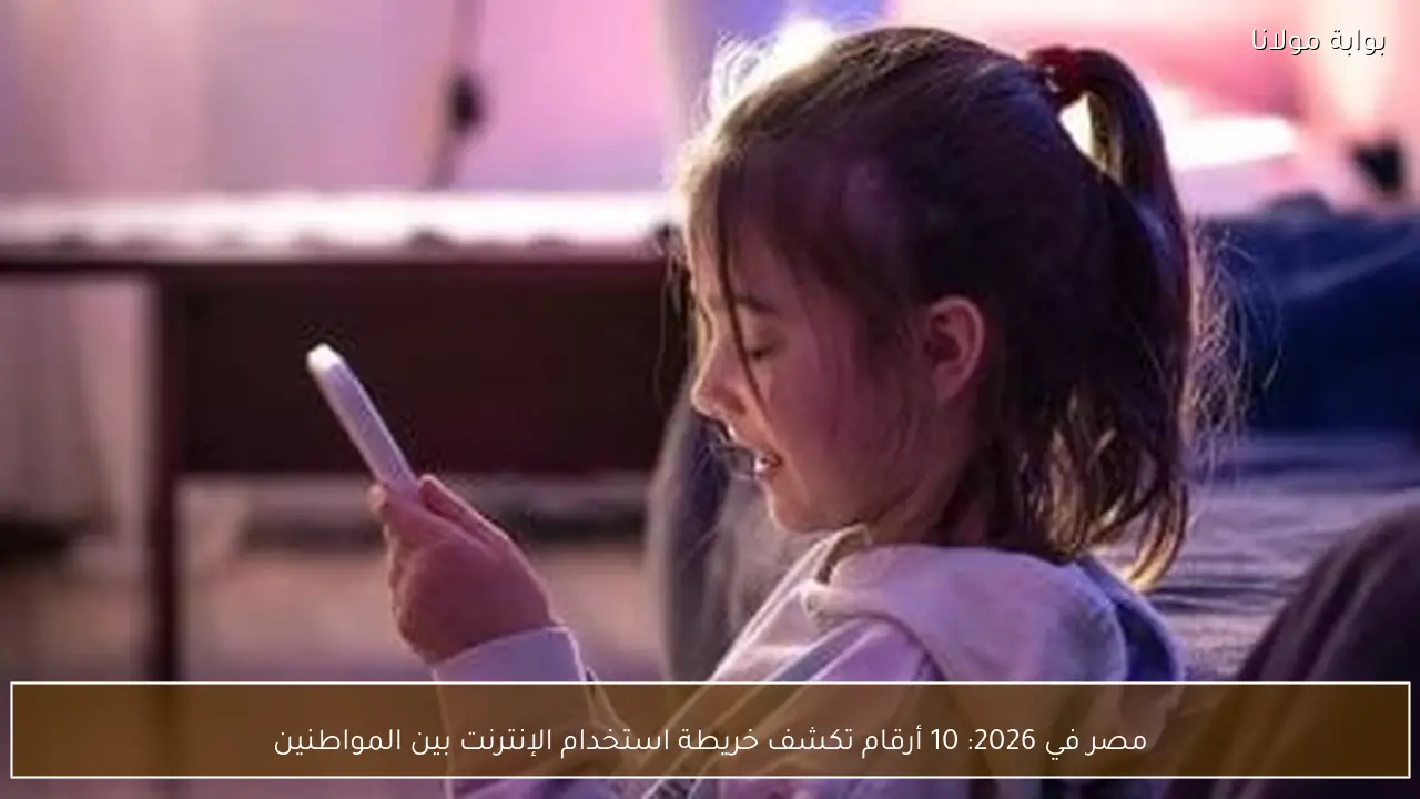 مصر في 2026: 10 أرقام تكشف خريطة استخدام الإنترنت بين المواطنين