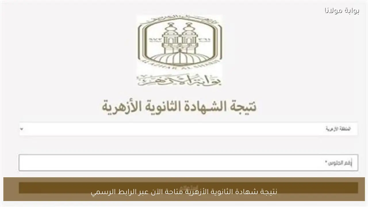 نتيجة شهادة الثانوية الأزهرية متاحة الآن عبر الرابط الرسمي