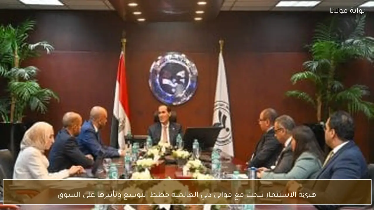 هيئة الاستثمار تبحث مع موانئ دبي العالمية خطط التوسع وتأثيرها على السوق