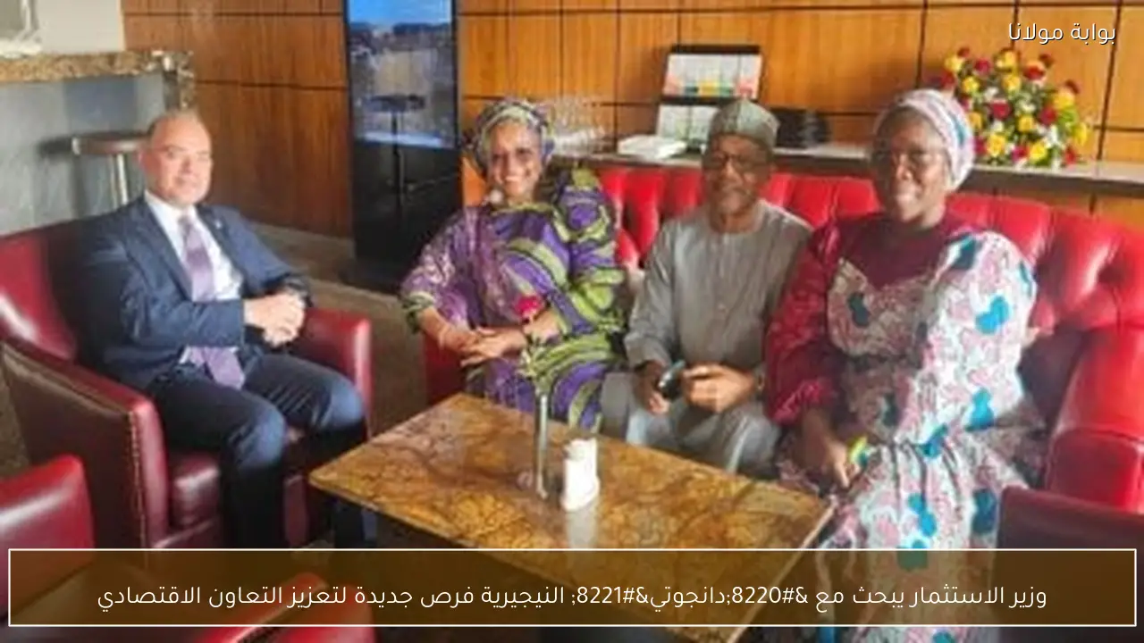 وزير الاستثمار يبحث مع “دانجوتي” النيجيرية فرص جديدة لتعزيز التعاون الاقتصادي