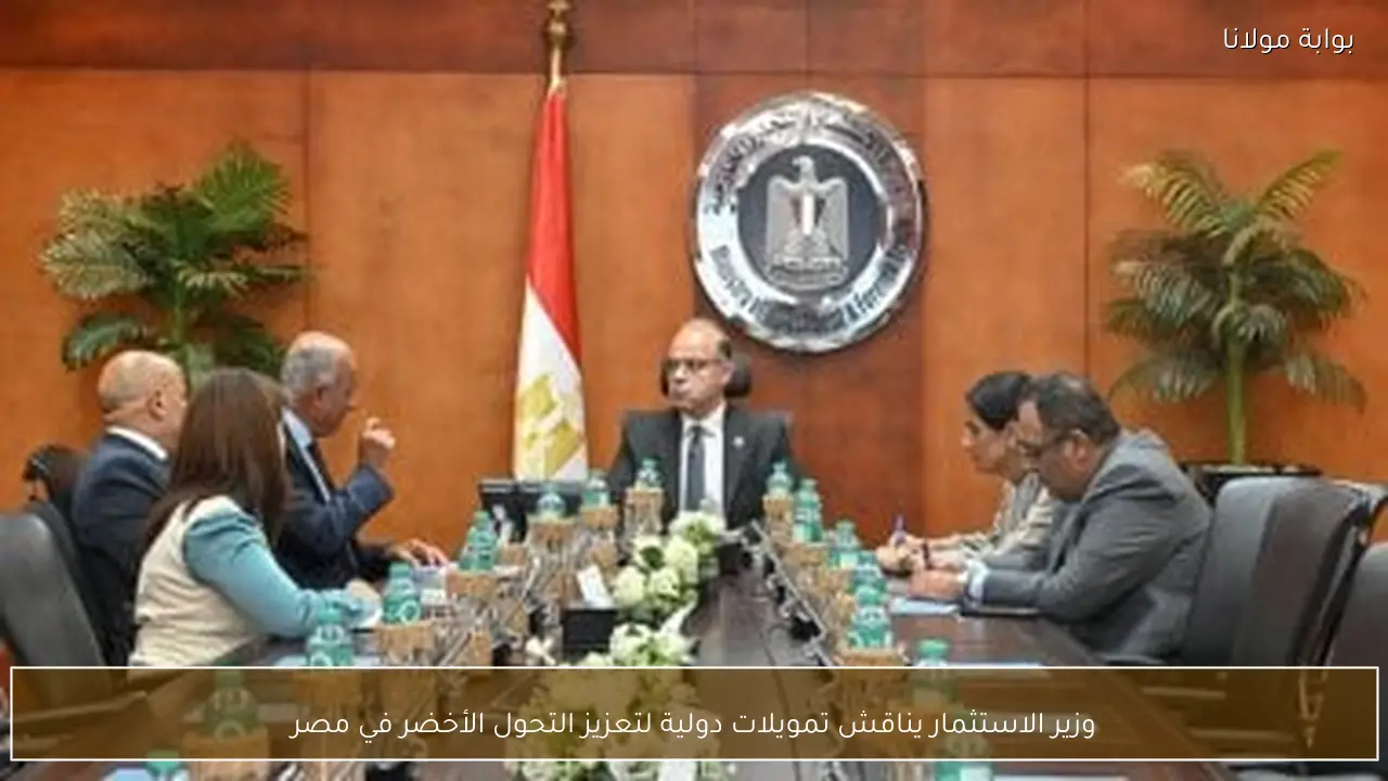 وزير الاستثمار يناقش تمويلات دولية لتعزيز التحول الأخضر في مصر