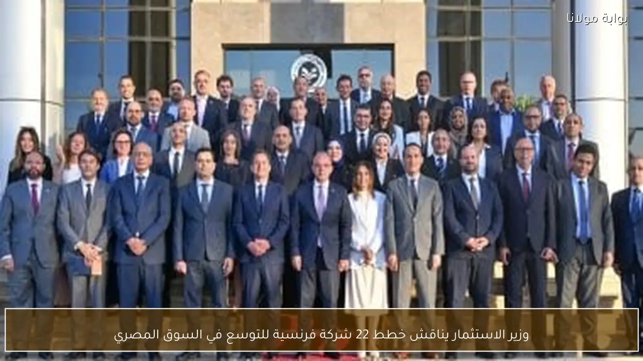 وزير الاستثمار يناقش خطط 22 شركة فرنسية للتوسع في السوق المصري