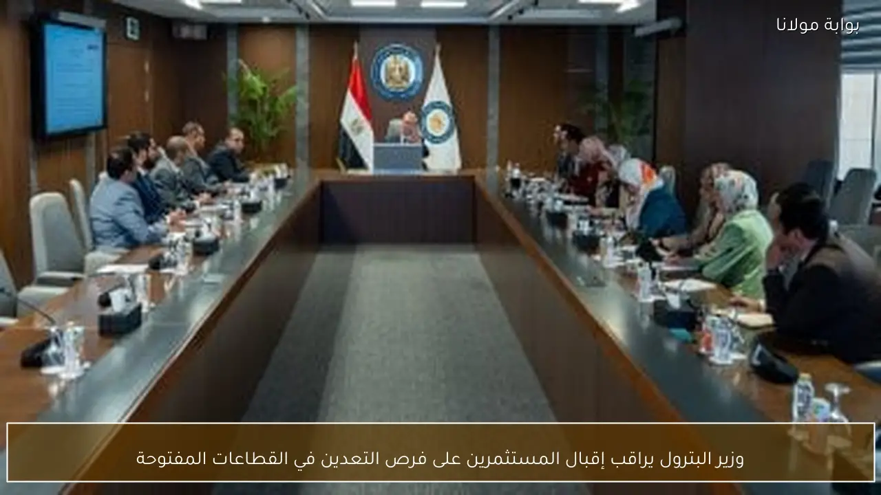 وزير البترول يراقب إقبال المستثمرين على فرص التعدين في القطاعات المفتوحة