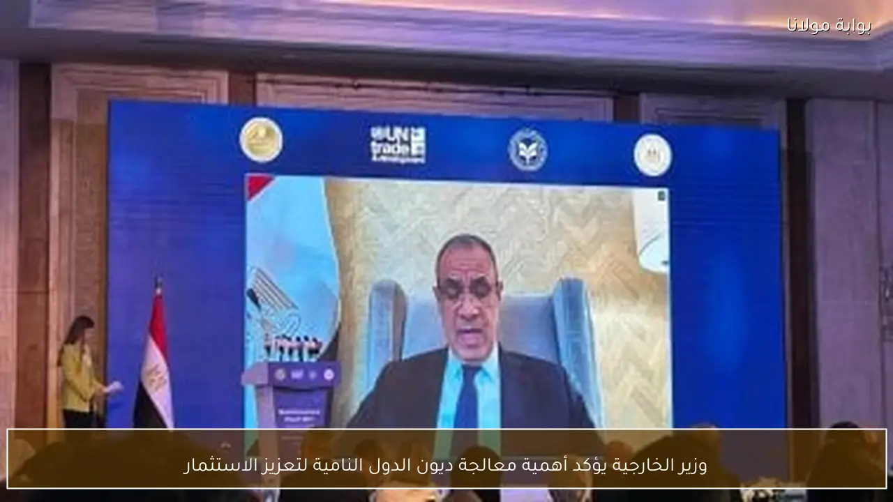 وزير الخارجية يؤكد أهمية معالجة ديون الدول النامية لتعزيز الاستثمار