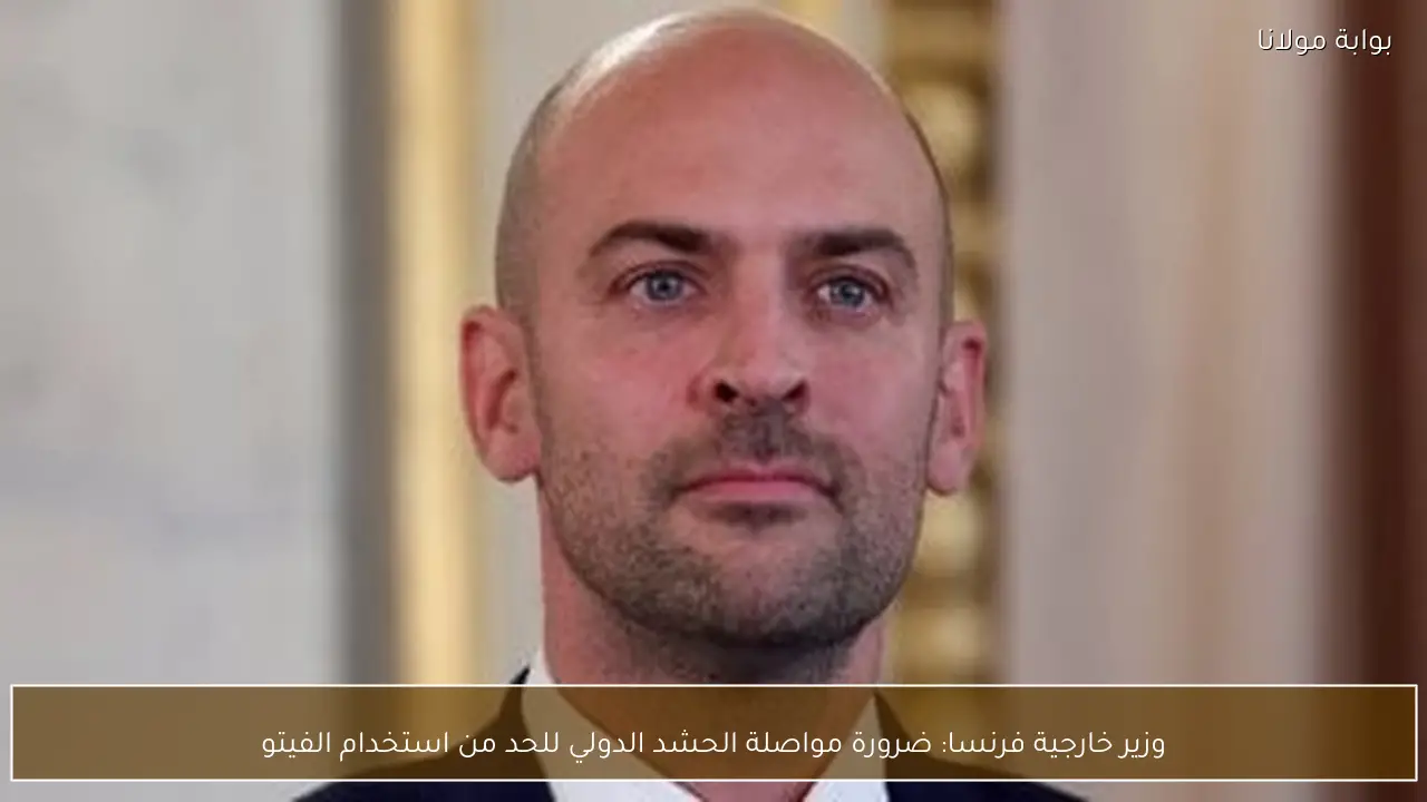 وزير خارجية فرنسا: ضرورة مواصلة الحشد الدولي للحد من استخدام الفيتو