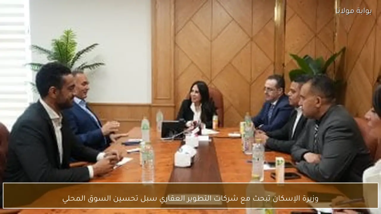 وزيرة الإسكان تبحث مع شركات التطوير العقاري سبل تحسين السوق المحلي