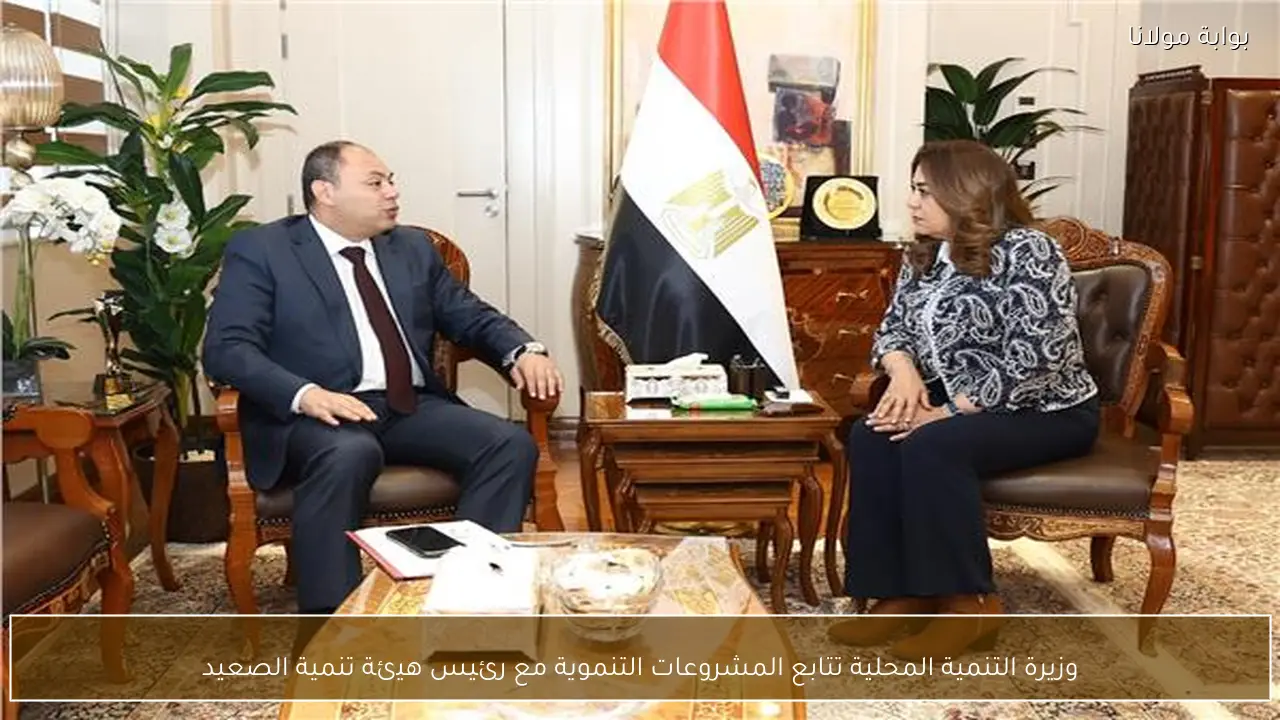 وزيرة التنمية المحلية تتابع المشروعات التنموية مع رئيس هيئة تنمية الصعيد