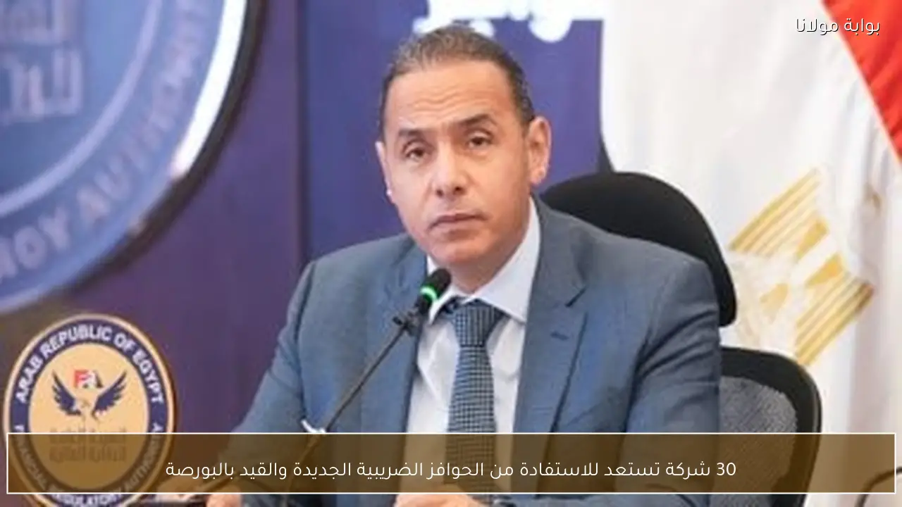 30 شركة تستعد للاستفادة من الحوافز الضريبية الجديدة والقيد بالبورصة