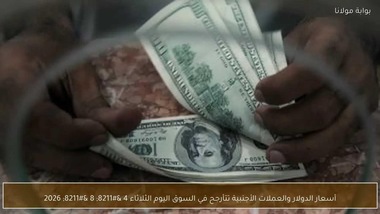 أسعار الدولار والعملات الأجنبية تتأرجح في السوق اليوم الثلاثاء 4 – 8 – 2026