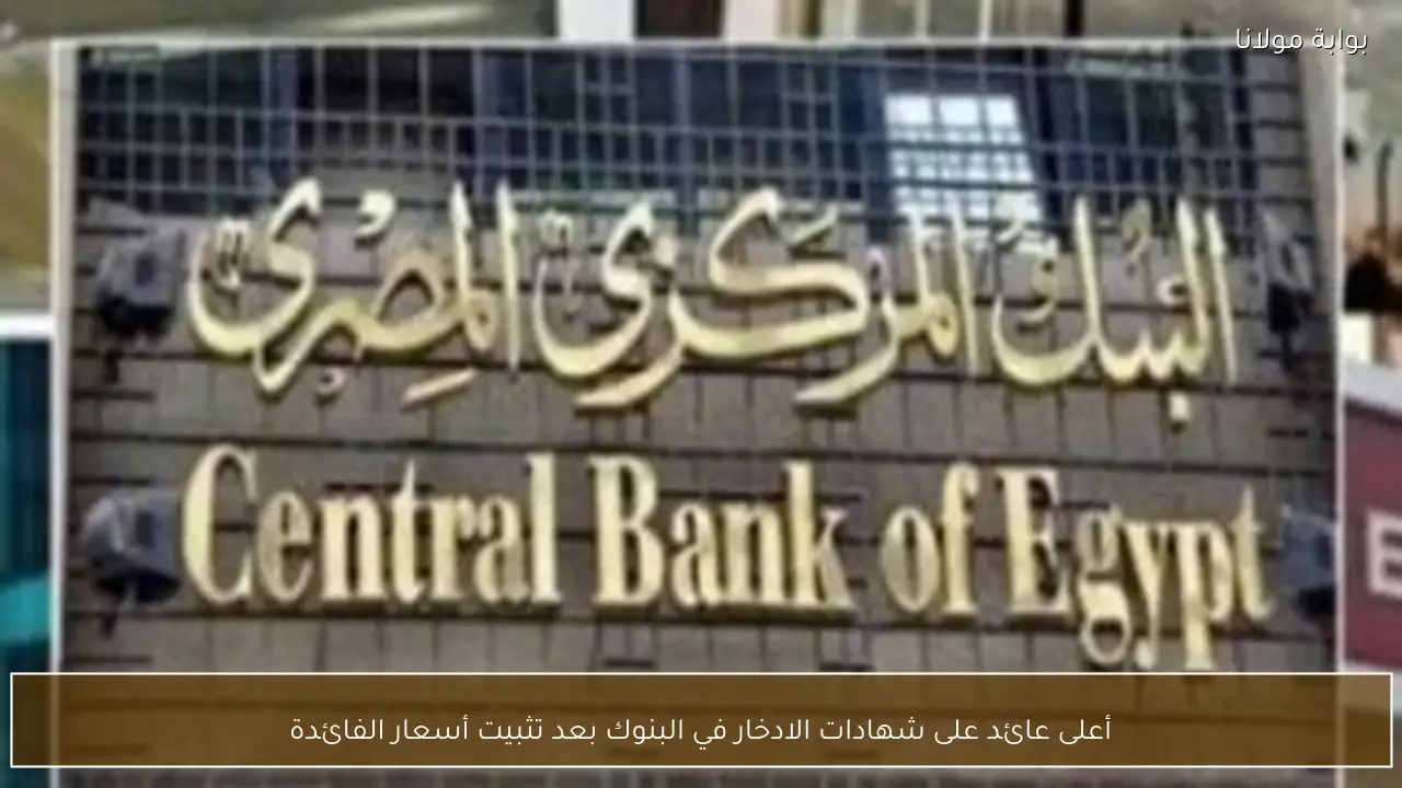 أعلى عائد على شهادات الادخار في البنوك بعد تثبيت أسعار الفائدة
