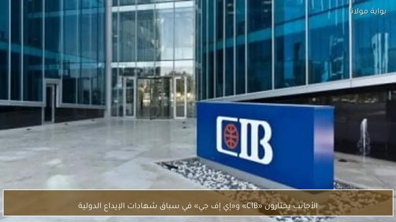 الأجانب يختارون «CIB» و«إي إف جي» في سباق شهادات الإيداع الدولية