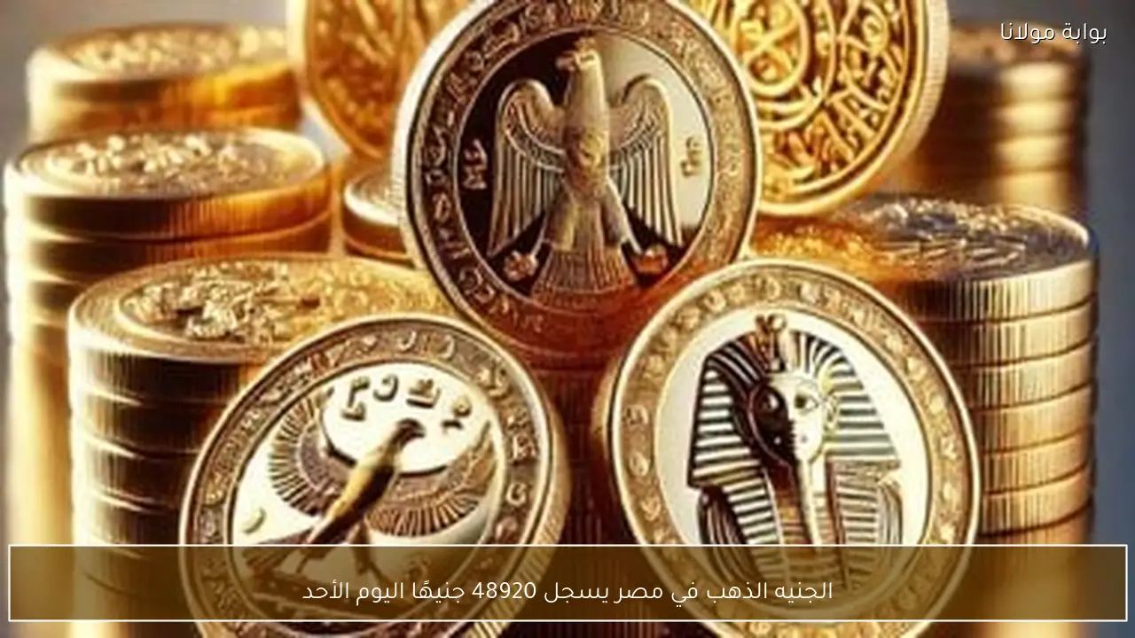 الجنيه الذهب في مصر يسجل 48920 جنيهًا اليوم الأحد