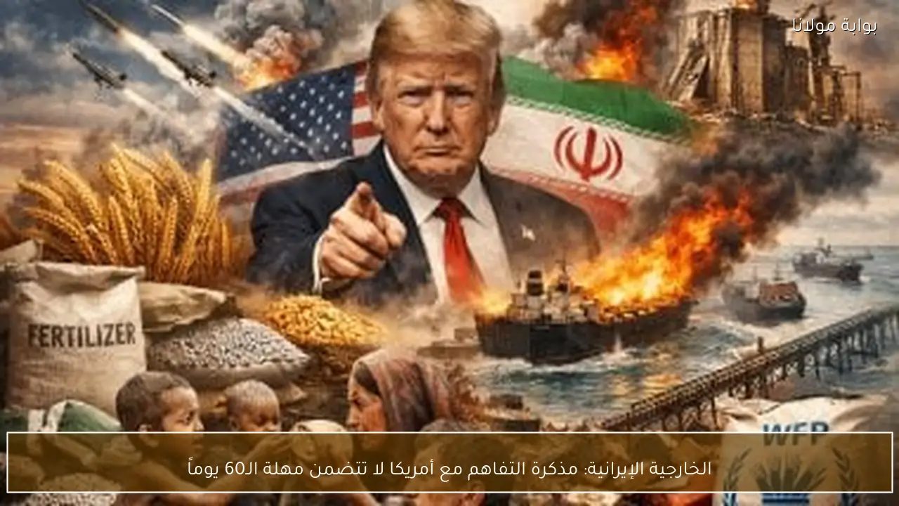 الخارجية الإيرانية: مذكرة التفاهم مع أمريكا لا تتضمن مهلة الـ60 يوماً