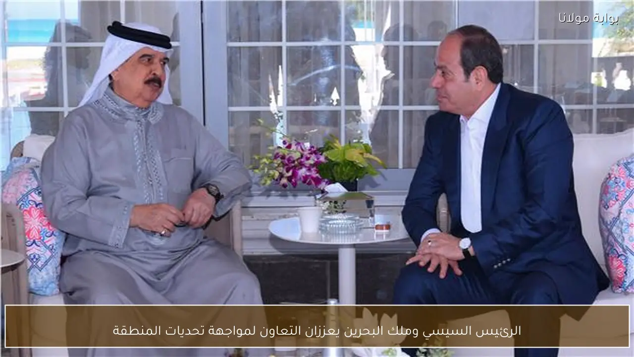 الرئيس السيسي وملك البحرين يعززان التعاون لمواجهة تحديات المنطقة