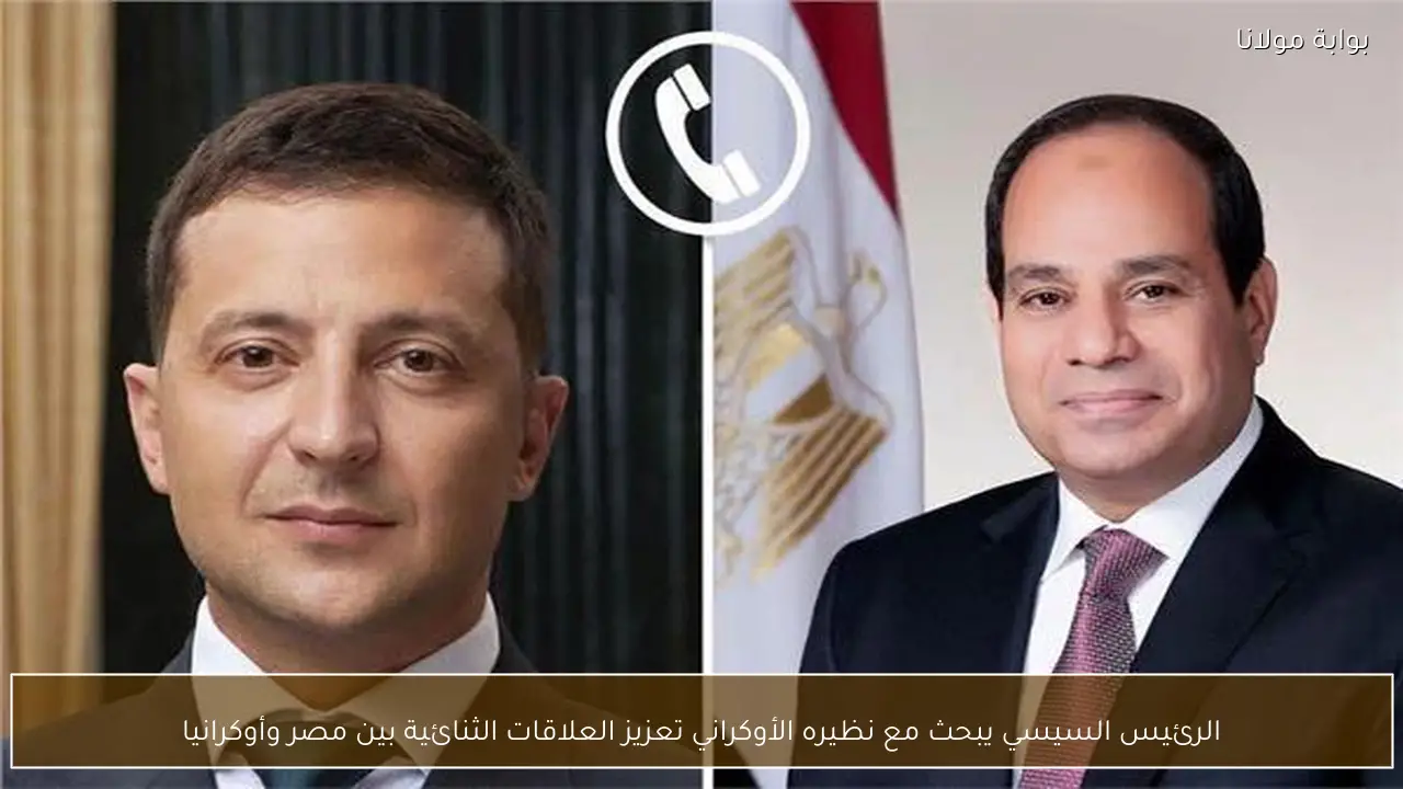 الرئيس السيسي يبحث مع نظيره الأوكراني تعزيز العلاقات الثنائية بين مصر وأوكرانيا