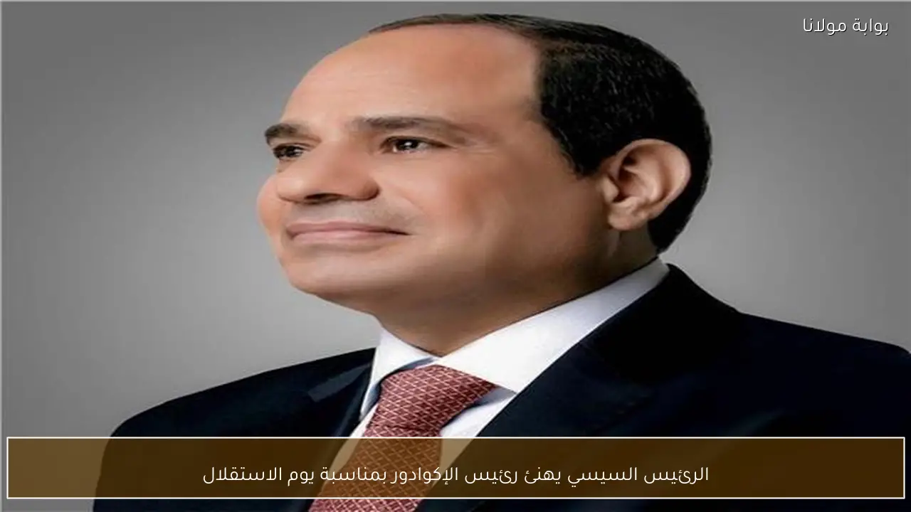 الرئيس السيسي يهنئ رئيس الإكوادور بمناسبة يوم الاستقلال