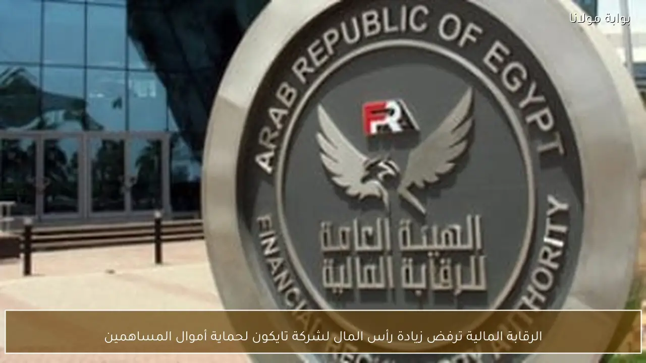 الرقابة المالية ترفض زيادة رأس المال لشركة تايكون لحماية أموال المساهمين