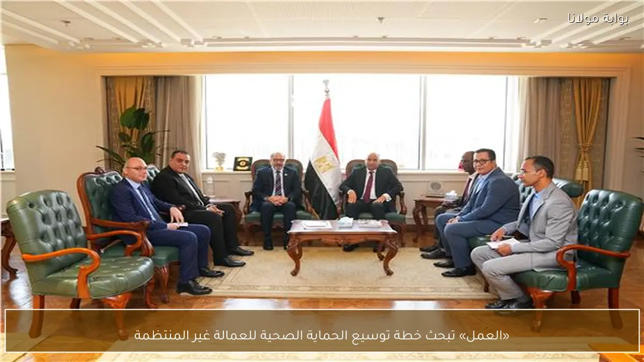 «العمل» تبحث خطة توسيع الحماية الصحية للعمالة غير المنتظمة