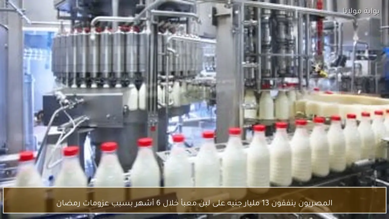 المصريون ينفقون 13 مليار جنيه على لبن معبأ خلال 6 أشهر بسبب عزومات رمضان