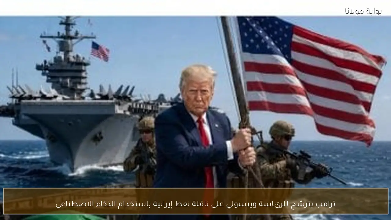 ترامب يترشح للرئاسة ويستولي على ناقلة نفط إيرانية باستخدام الذكاء الاصطناعي