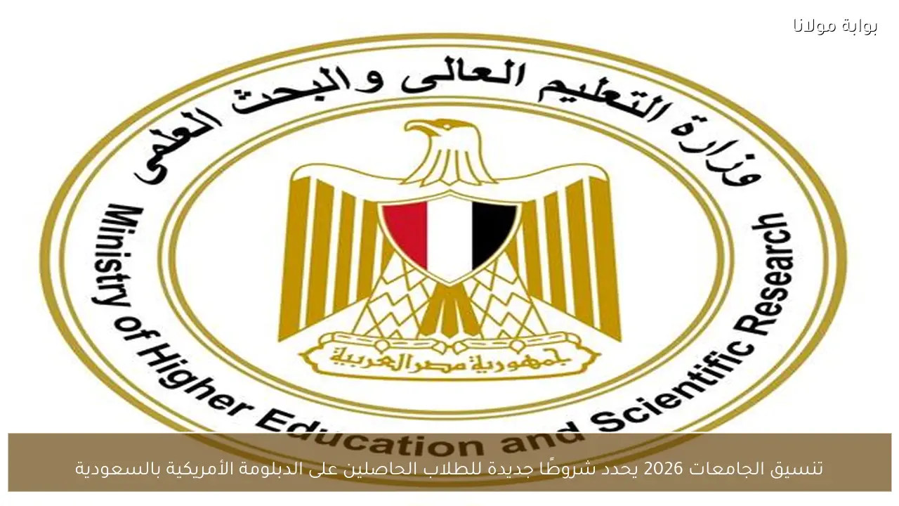 تنسيق الجامعات 2026 يحدد شروطًا جديدة للطلاب الحاصلين على الدبلومة الأمريكية بالسعودية