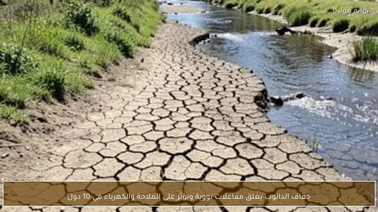 جفاف الدانوب يغلق مفاعلات نووية ويؤثر على الملاحة والكهرباء في 10 دول