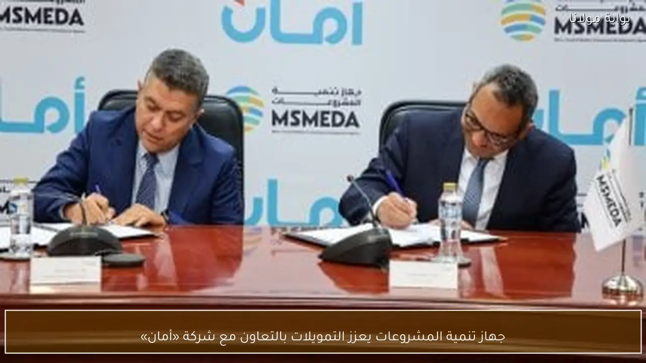 جهاز تنمية المشروعات يعزز التمويلات بالتعاون مع شركة «أمان»