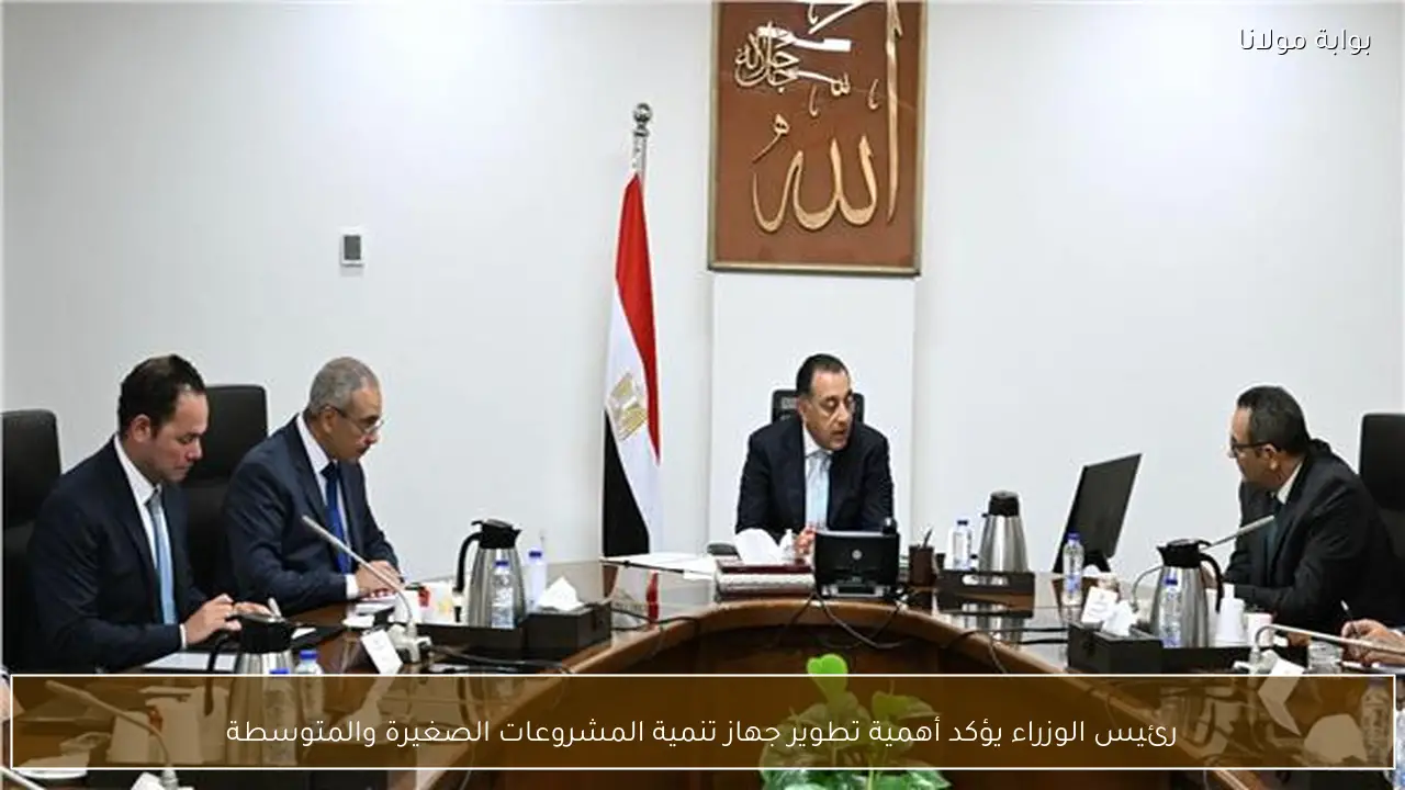 رئيس الوزراء يؤكد أهمية تطوير جهاز تنمية المشروعات الصغيرة والمتوسطة