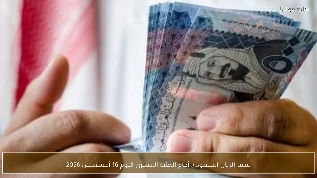 سعر الريال السعودي أمام الجنيه المصري اليوم 16 أغسطس 2026