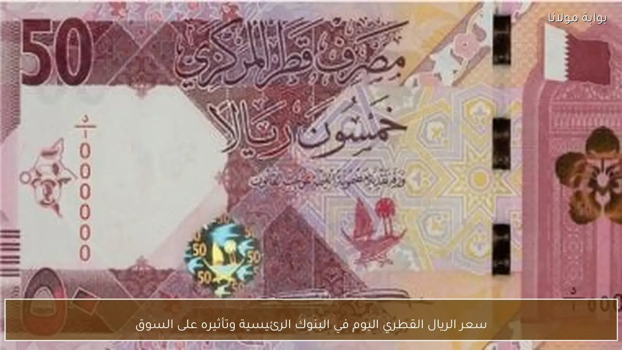 سعر الريال القطري اليوم في البنوك الرئيسية وتأثيره على السوق