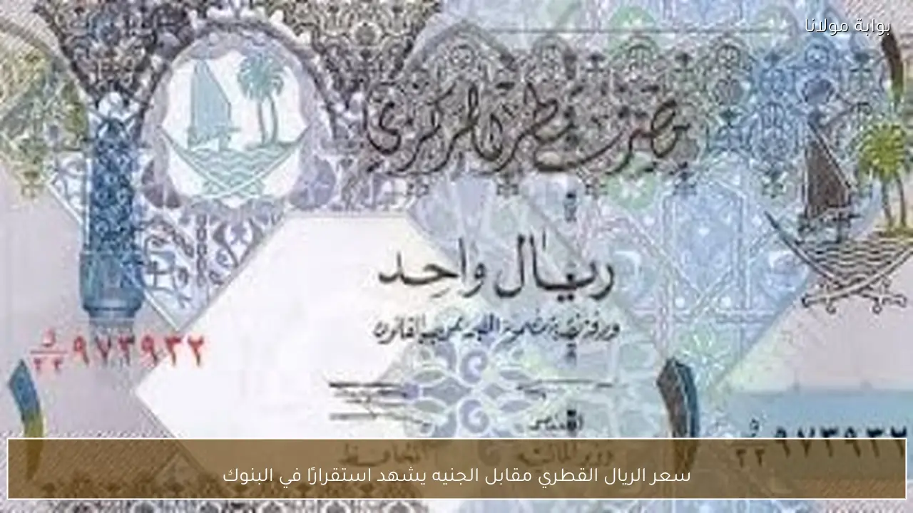 سعر الريال القطري مقابل الجنيه يشهد استقرارًا في البنوك