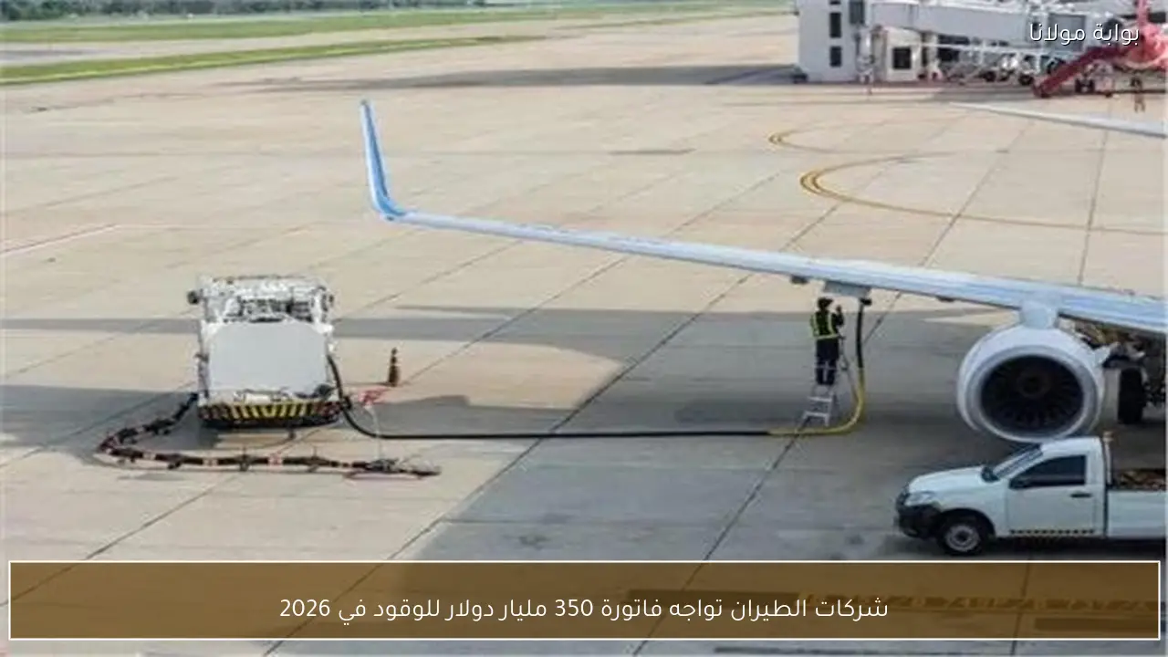 شركات الطيران تواجه فاتورة 350 مليار دولار للوقود في 2026