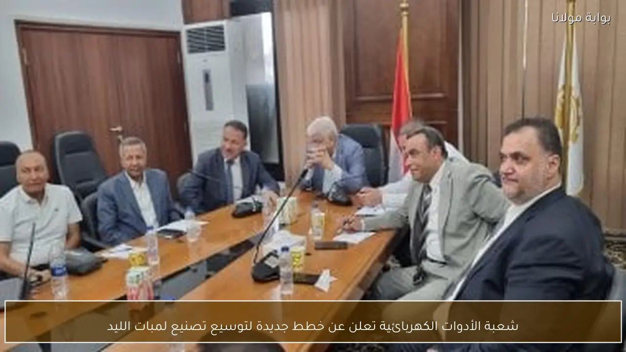 شعبة الأدوات الكهربائية تعلن عن خطط جديدة لتوسيع تصنيع لمبات الليد